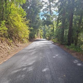 Completed and Repaved Orman Rd